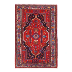 Hand knotted Tuyserkan rug (2.76) meters navy blue