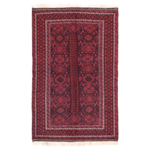 Hand knotted Baloch rug 2x1.3m