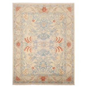 Hand knotted Sultanabad carpet (12 meters) ivory