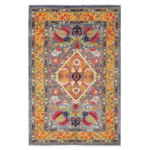 Hand knotted Tabriz carpet 3x2m
