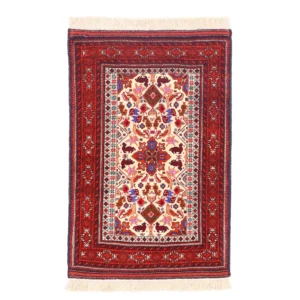 Hand knotted Baloch rug 1.5x0.9m
