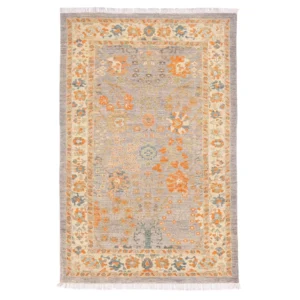 Hand knotted Sultan Abad carpet (6.42) meter gray