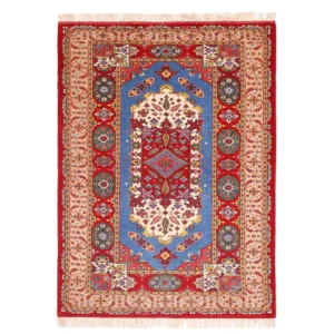 Hand knotted Khorasan carpet (2.82) meters blue