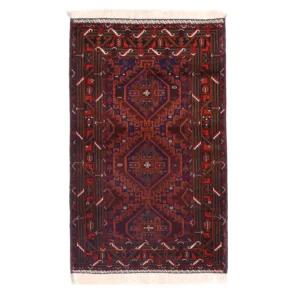 Hand knotted Baloch Ardeskan rug 1.9x1.2m