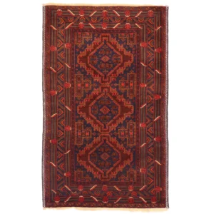 Hand knotted Ardeskan rug 2x1.1m