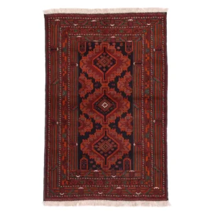 Hand knotted Baloch Ardeskan rug 1.9x1.2m