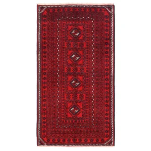 Hand knotted Baloch mine rug 1.9x1m