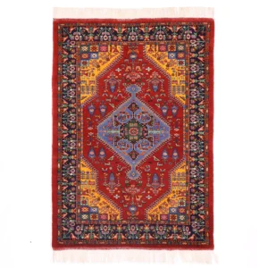 Hand knotted Khorasan rug (2.56) meters red