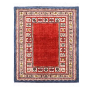 Hand knotted Qashqaee rug 2.1x1.8m