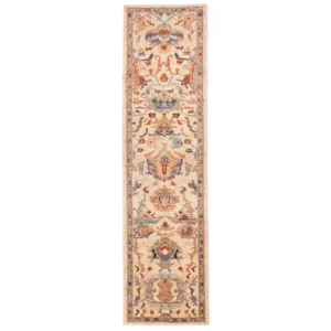 Hand knotted Soltan Abad runner 3.6x0.9m