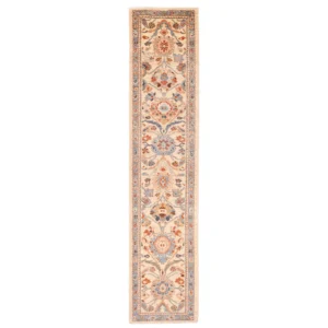 Hand knotted Soltan Abad runner 3.6x0.8m