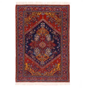 Hand knotted Khorasan carpet (6.55) meters navy blue
