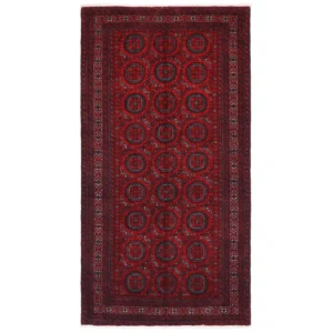 Hand knotted Baloch rug 2.2x1.1m