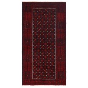 Hand knotted Baloch rug 2x1.2m