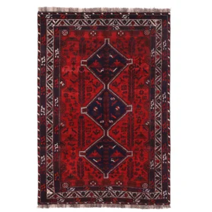 Hand knotted nomadic Qashqai carpet 3.03x2.10m
