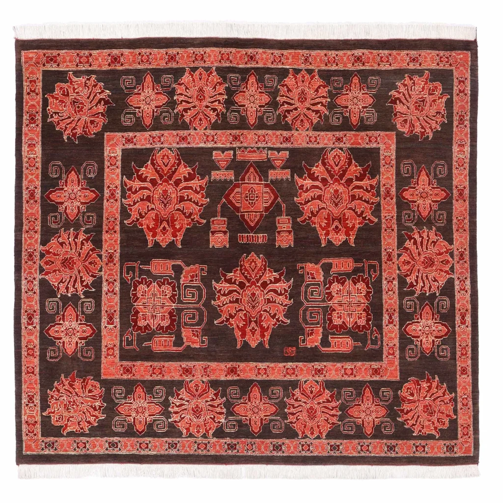 Hand knotted Bakhtiar rug 2.10×1.90m