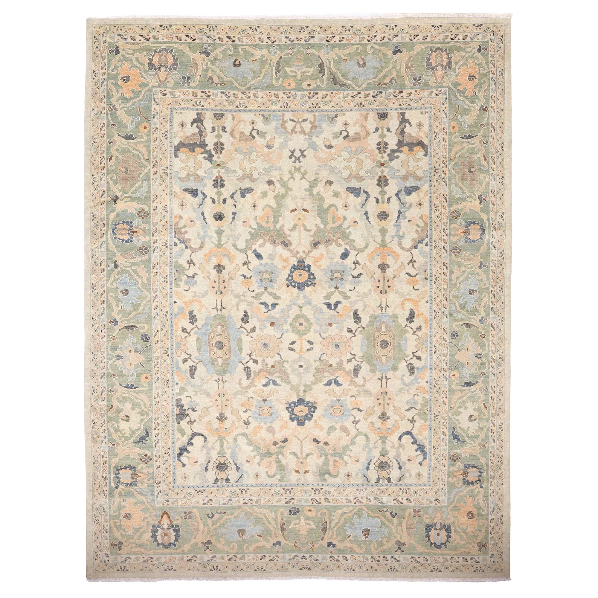 3833-1 Hand knotted Soltan Abad carpet 4.21×3.29m