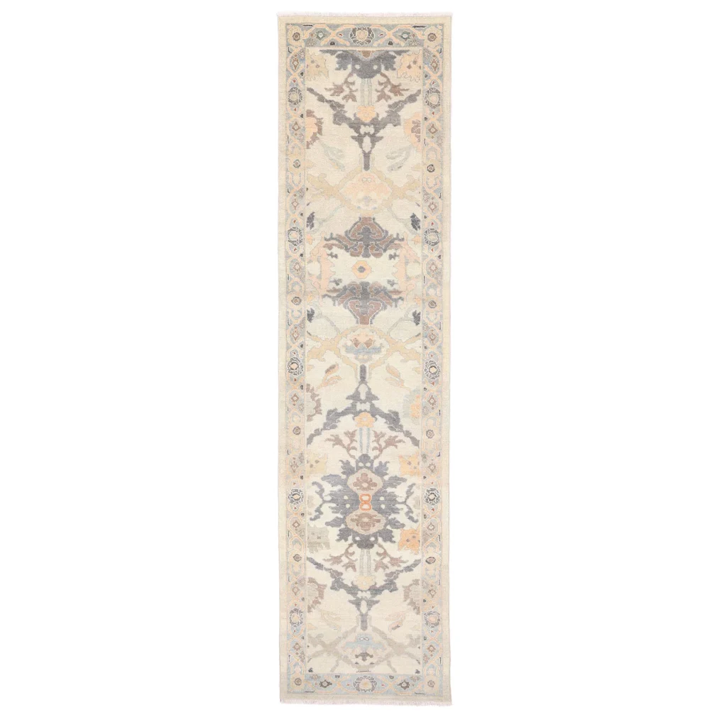 Hand knotted Soltan Abad runner 3.66×0.93m