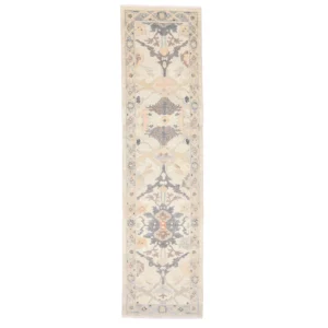 Hand knotted Soltan Abad runner 3.65×0.95m