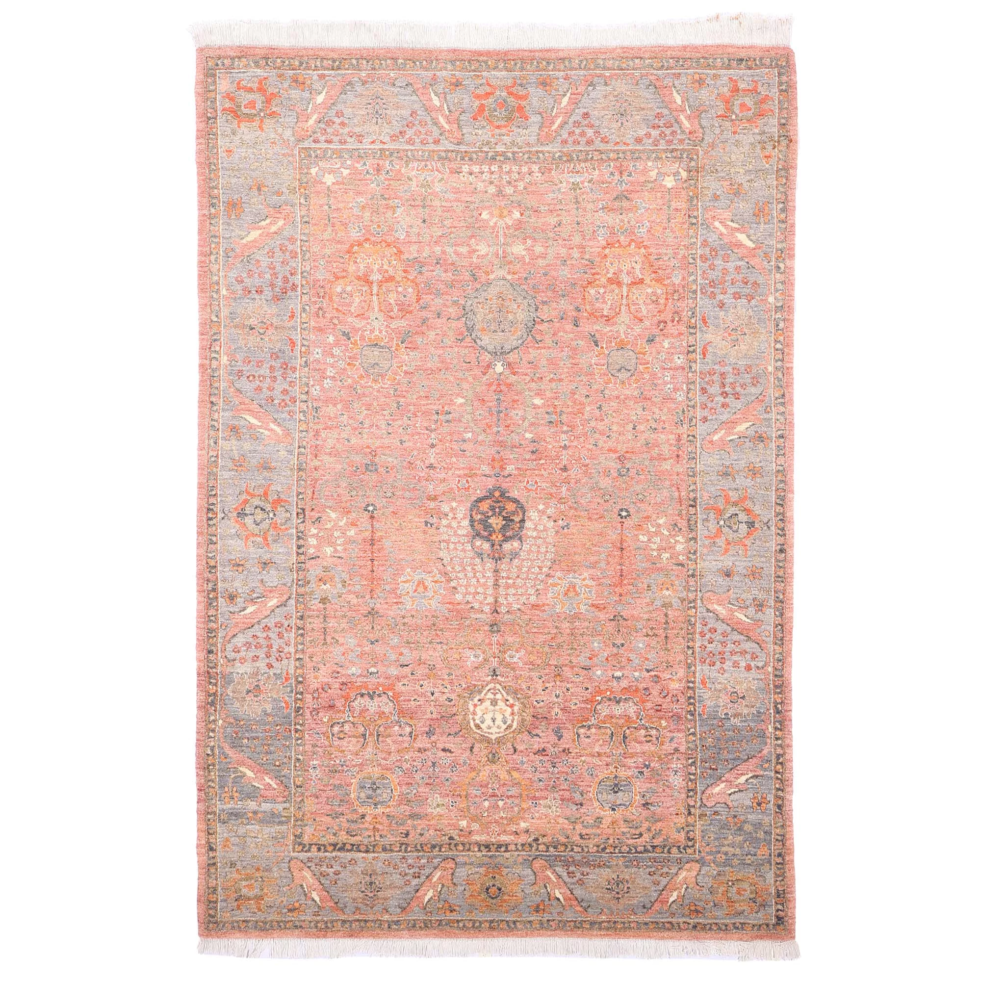 3840-1 Hand knotted 40 Rows Soltan Abad carpet 3.10×2.05m