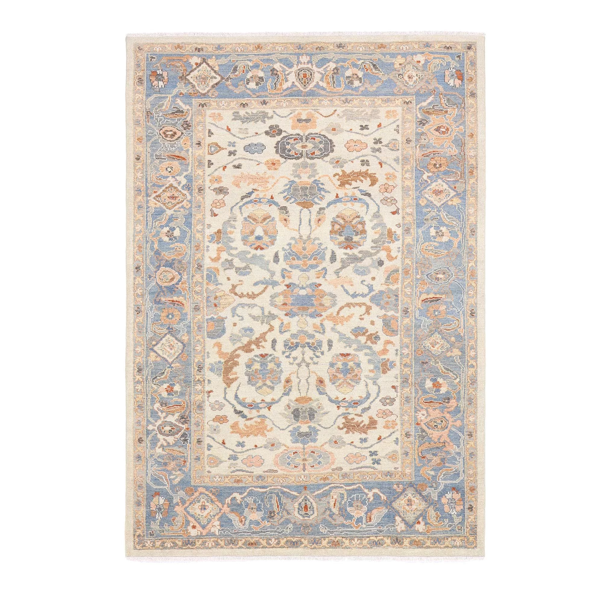 3842-1 Hand knotted Soltan Abad carpet 2.91×2m